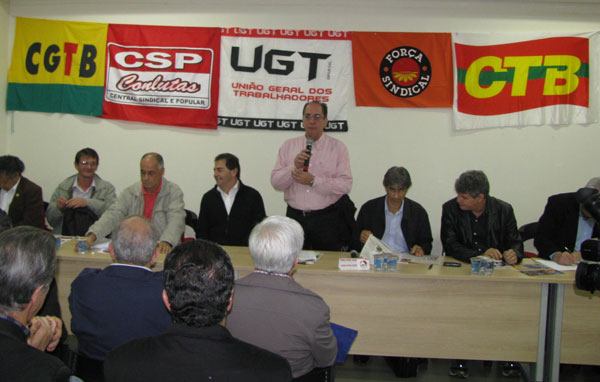 Centrais sindicais realizam paralisações no dia 11 de Julho