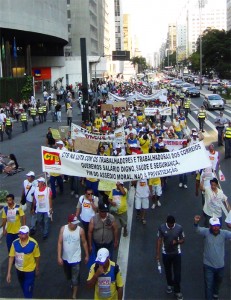 SINTECT-SP realiza passeata e assembleia nesta quinta