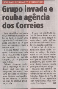 Notícia publicada no Jornal Agora de 19/julho/2014