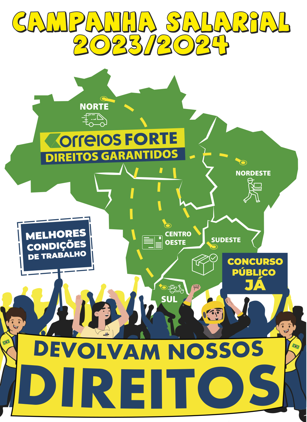 Desafios do Plano de Saúde, Concurso Público e Postalis são destacados pelo presidente dos Correios em balanço de gestão transmitido para todas as regionais do Brasil
