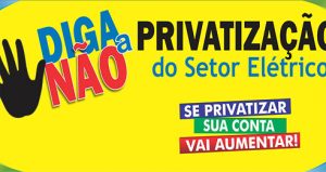 Temer quer apagar a luz do povo pobre. Diga não à privatização da Eletrobras
