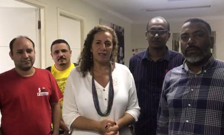 SINTECT-RJ TRAVA LUTA CONTRA O FECHAMENTO DE AGÊNCIAS E SE REÚNE COM DEPUTADA JANDIRA FEGHALI