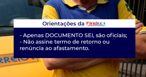 ORIENTAÇÕES DA FINDECT QUANTO AS CONVOCAÇÕES INFORMAIS DOS GESTORES PARA RETORNO AO TRABALHO