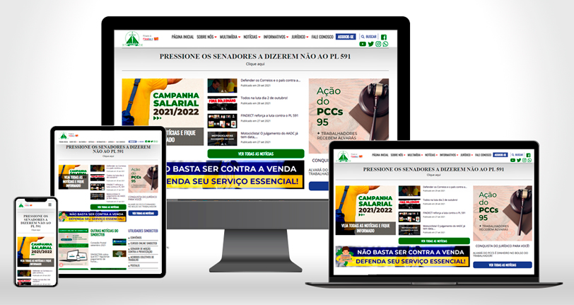 SINDECTEB LANÇA NOVO SITE E AVANÇA NA COMUNICAÇÃO COM A CATEGORIA