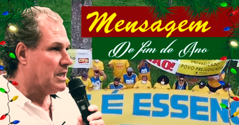 Mensagem de final de ano do Presidente da FINDECT, José Aparecido Gandara aos trabalhadores (as) dos Correios