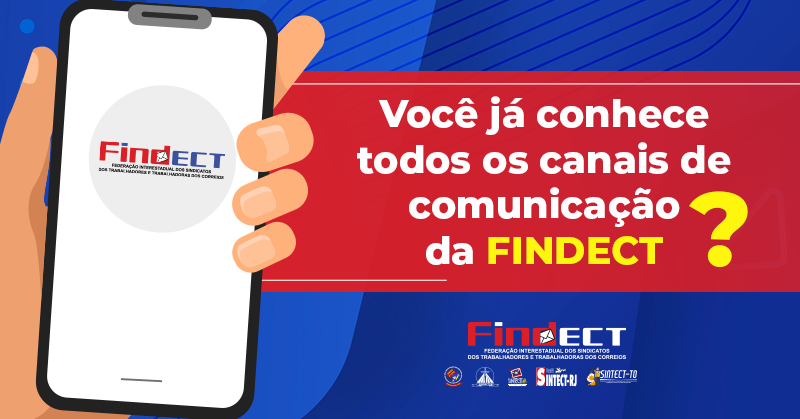 Você já conhece os canais de comunicação da Findect?