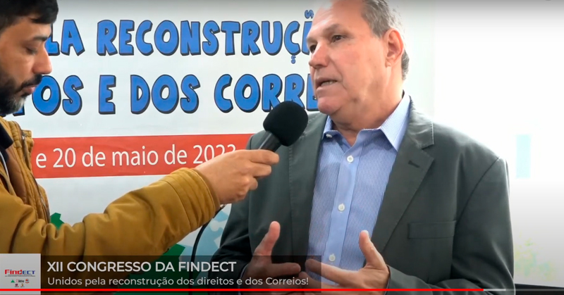 XII Congresso da Findect – 2023 | José Aparecido Gimenes Gandara, Presidente da Findect saúda a categoria