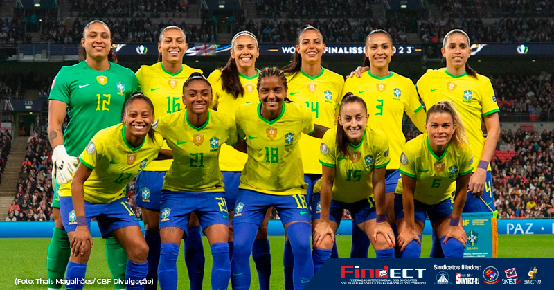 Correios anunciam liberação de trabalhadores para apoiar Seleção Feminina na Copa do Mundo
