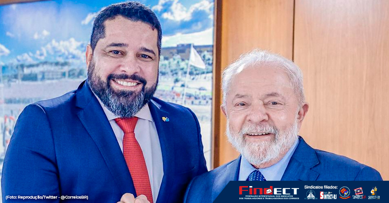 Presidente dos Correios, Fabiano Silva, reforça relevância estratégica da estatal em reunião com presidente Lula