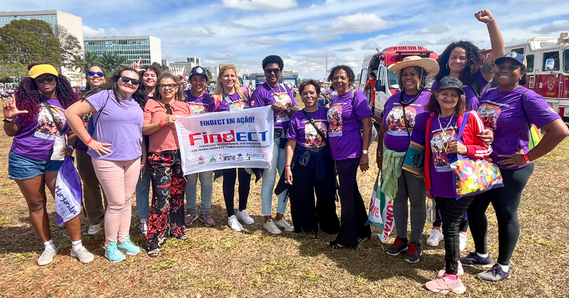 Marcha das Margaridas 2023: FINDECT fortalece a luta das Mulheres por direitos e igualdade