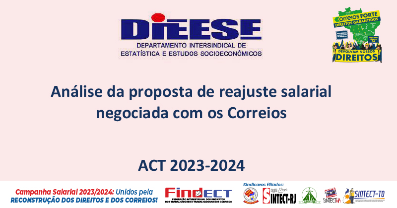 Reunião entre a FINDECT e a ECT em 18/09, firma compromissos relacionados ao plano de saúde, concurso público e sana as dúvidas e pendências relacionadas a proposta