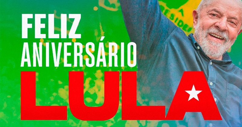 Celebrando os 78 Anos do Presidente Lula e sua dedicação à defesa do Brasil e dos Correios