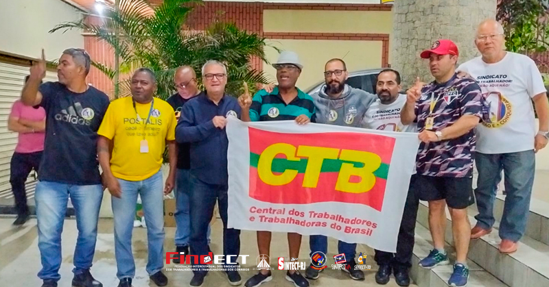 FINDECT parabeniza trabalhadores do Rio de Janeiro pela escolha histórica da Chapa 1