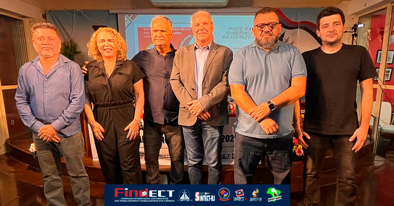 FINDECT prestigia posse da nova diretoria do SINTECT-RJ e reforça unidade da luta sindical