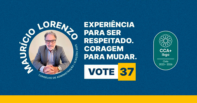 ELEIÇÕES PARA O CONSELHO DE ADMINISTRAÇÃO DOS CORREIOS — VOTE 37!