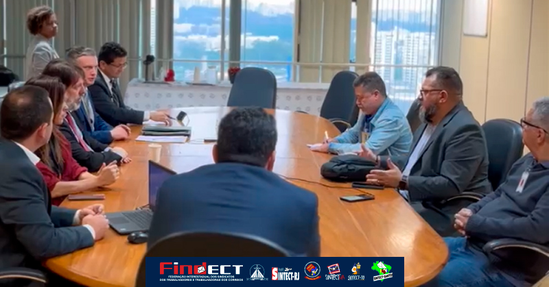 FINDECT se reúne com presidente dos Correios em São Paulo