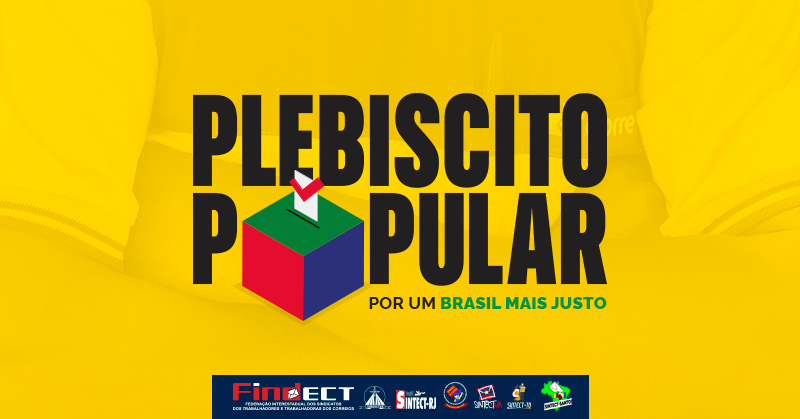 FINDECT convoca a categoria dos Correios e toda a classe trabalhadora a votar no Plebiscito Popular 2025
