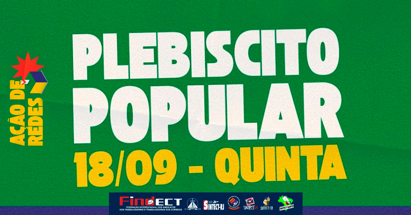 Plebiscito Popular mobiliza redes por isenção do IR e taxação dos super-ricos