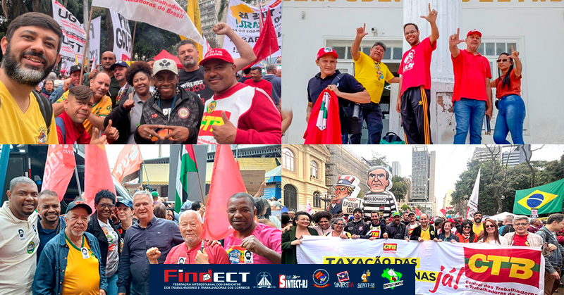 Findect e sindicatos defendem democracia, soberania e os Correios nos atos de 7 de setembro