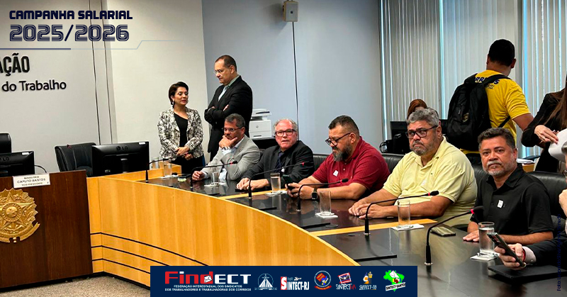 Audiência de conciliação no TST é encerrada, proposta dos Correios frustra e categoria mantêm indicativo de greve para o dia 16/12